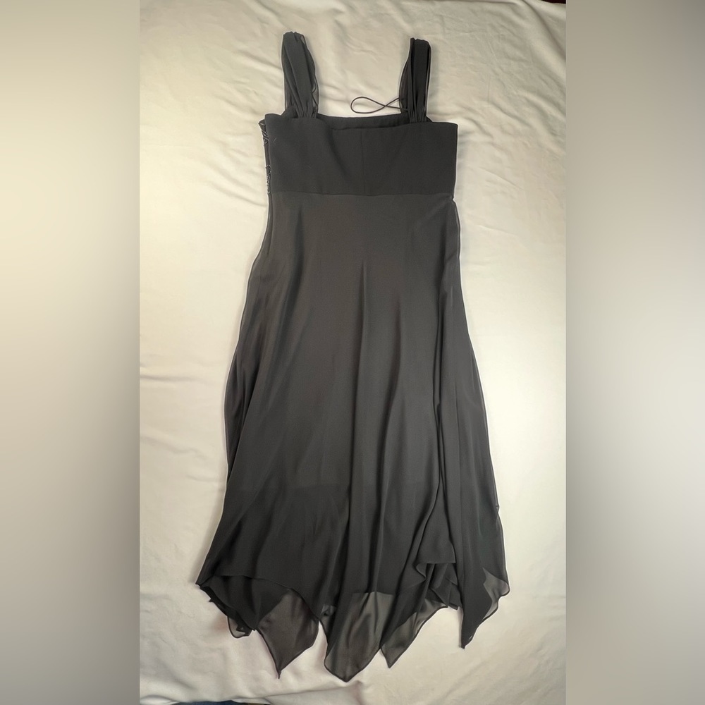 Evan Picone - Women’s Spaghetti Strap Dress - Size 8 - Black - Beading - Picture 5 of 8